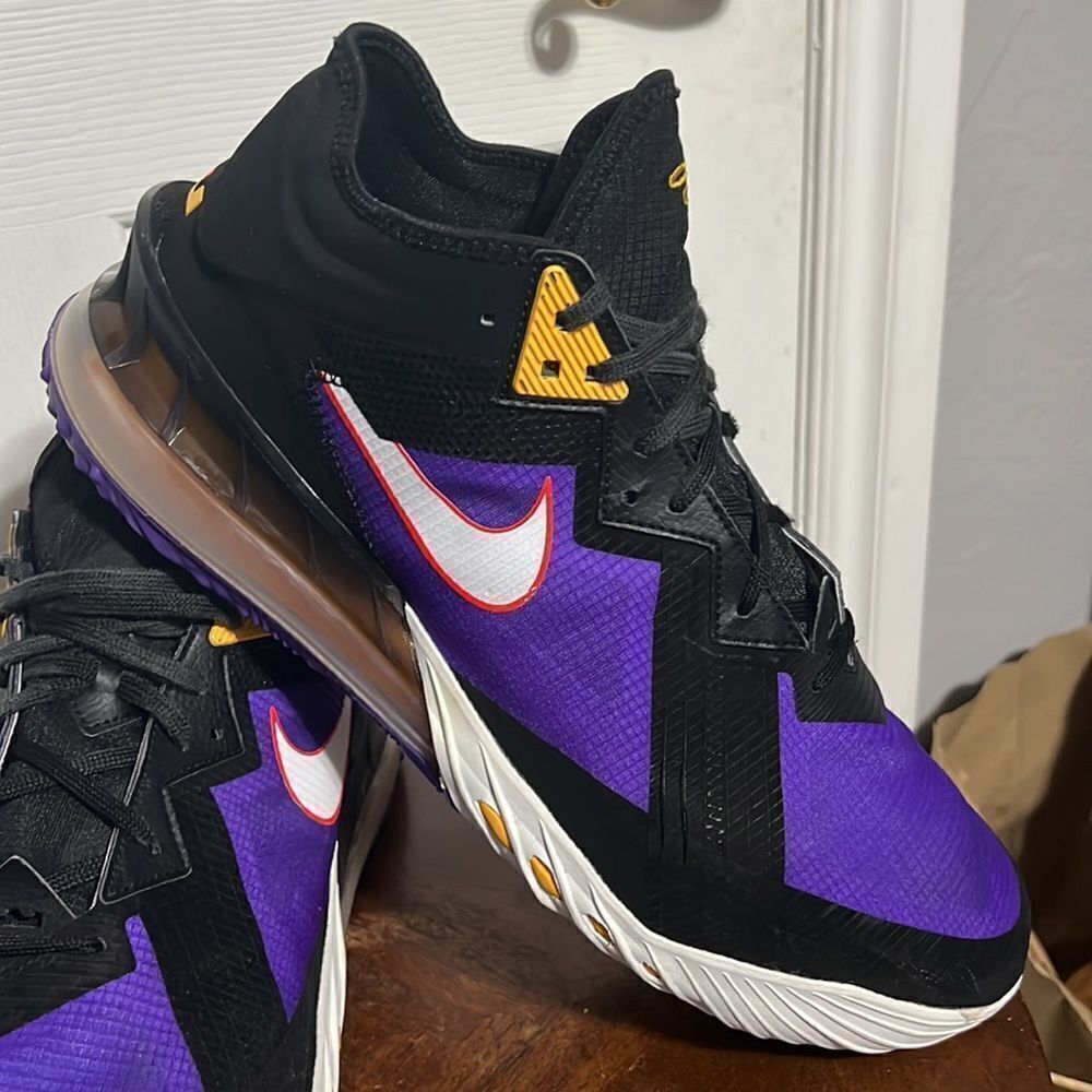 🔥 Nike React Lebron 18 XVIII Low EP ACG Terra Lakers - Men’s Size 16 -‎ PERFECT